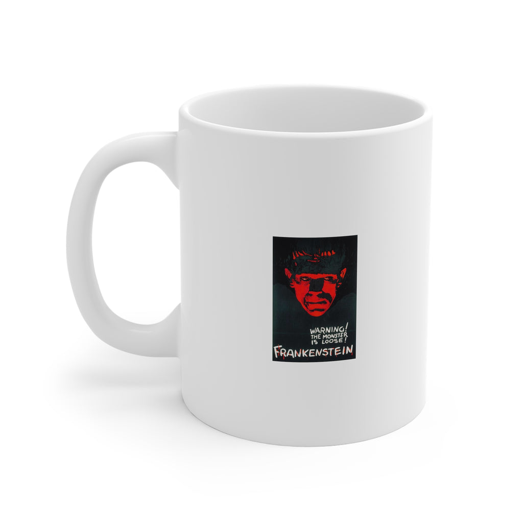 Frankenstein Poster Mug — Vintage Horror Movie Coffee Cup