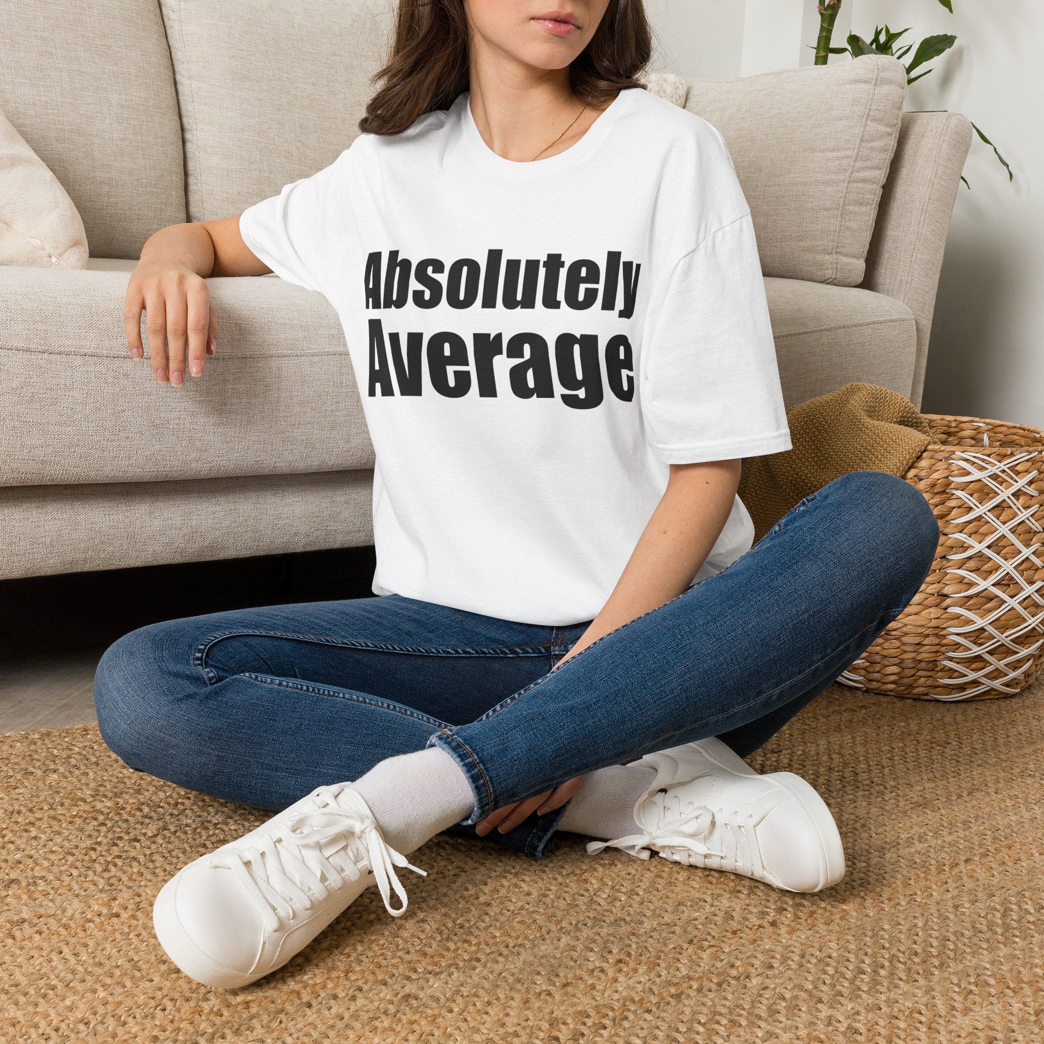 Absolutely Average T-Shirt — Funny Minimalist Graphic Tee