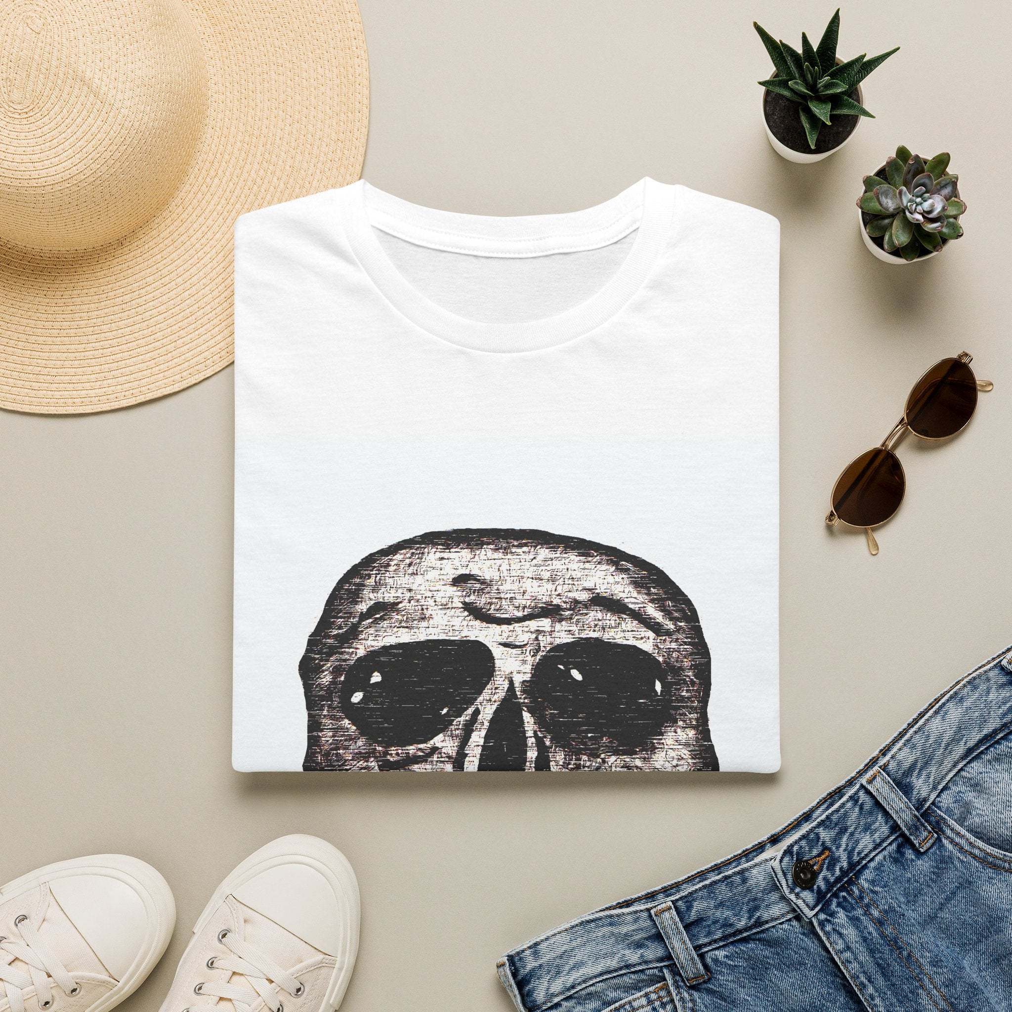 Skull Graphic T‑Shirt — Vintage Distressed Skull Tee for Goth & Alternative Style